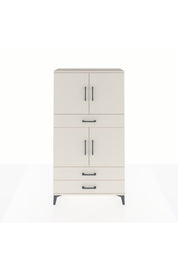 Arges Dolap 4 Raflı 3 Çekmeceli 4 Kapaklı 88x30x163 - S21M091V1A