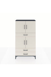 Arges Dolap 4 Raflı 3 Çekmeceli 4 Kapaklı 88x30x163 - S21M091V4A