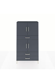 Arges Dolap 4 Raflı 3 Çekmeceli 4 Kapaklı 88x30x163 - S21M091V5A