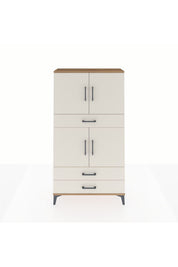 Arges Dolap 4 Raflı 3 Çekmeceli 4 Kapaklı 88x30x163 - S21M091V7A