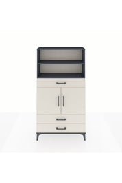 Arges Dolap 4 Raflı 3 Çekmeceli 2 Kapaklı 88x30x163 - S21M092V4A