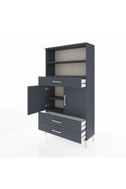 Arges Dolap 4 Raflı 3 Çekmeceli 2 Kapaklı 88x30x163 - S21M092V5A