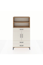 Arges Dolap 4 Raflı 3 Çekmeceli 2 Kapaklı 88x30x163 - S21M092V7A