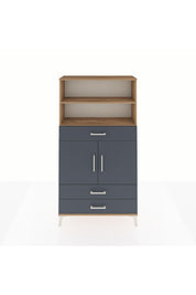 Arges Dolap 4 Raflı 3 Çekmeceli 2 Kapaklı 88x30x163 - S21M092V8A