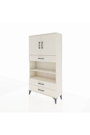 Arges Dolap 4 Raflı 3 Çekmeceli 2 Kapaklı 88x30x163 - S21M093V1A