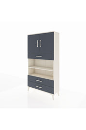 Arges Dolap 4 Raflı 3 Çekmeceli 2 Kapaklı 88x30x163 - S21M093V2A
