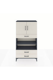 Arges Dolap 4 Raflı 3 Çekmeceli 2 Kapaklı 88x30x163 - S21M093V4A