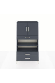 Arges Dolap 4 Raflı 3 Çekmeceli 2 Kapaklı 88x30x163 - S21M093V5A