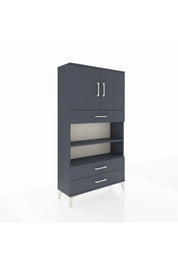 Arges Dolap 4 Raflı 3 Çekmeceli 2 Kapaklı 88x30x163 - S21M093V5A