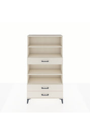 Arges Dolap 4 Raflı 3 Çekmeceli 88x30x163 - S21M094V1A