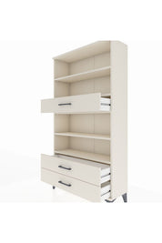 Arges Dolap 4 Raflı 3 Çekmeceli 88x30x163 - S21M094V1A