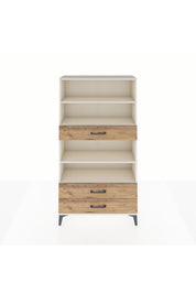 Arges Dolap 4 Raflı 3 Çekmeceli 88x30x163 - S21M094V3A