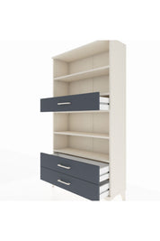 Arges Dolap 4 Raflı 3 Çekmeceli 88x30x163 - S21M094V2A