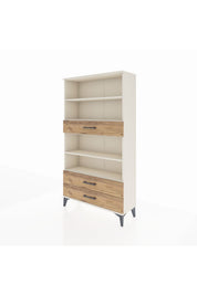 Arges Dolap 4 Raflı 3 Çekmeceli 88x30x163 - S21M094V3A
