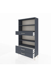 Arges Dolap 4 Raflı 3 Çekmeceli 88x30x163 - S21M094V5A
