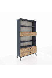 Arges Dolap 4 Raflı 3 Çekmeceli 88x30x163 - S21M094V6A