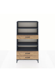 Arges Dolap 4 Raflı 3 Çekmeceli 88x30x163 - S21M094V6A