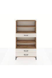 Arges Dolap 4 Raflı 3 Çekmeceli 88x30x163 - S21M094V7A