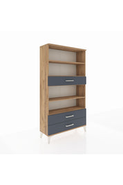 Arges Dolap 4 Raflı 3 Çekmeceli 88x30x163 - S21M094V8A
