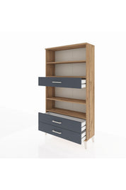 Arges Dolap 4 Raflı 3 Çekmeceli 88x30x163 - S21M094V8A