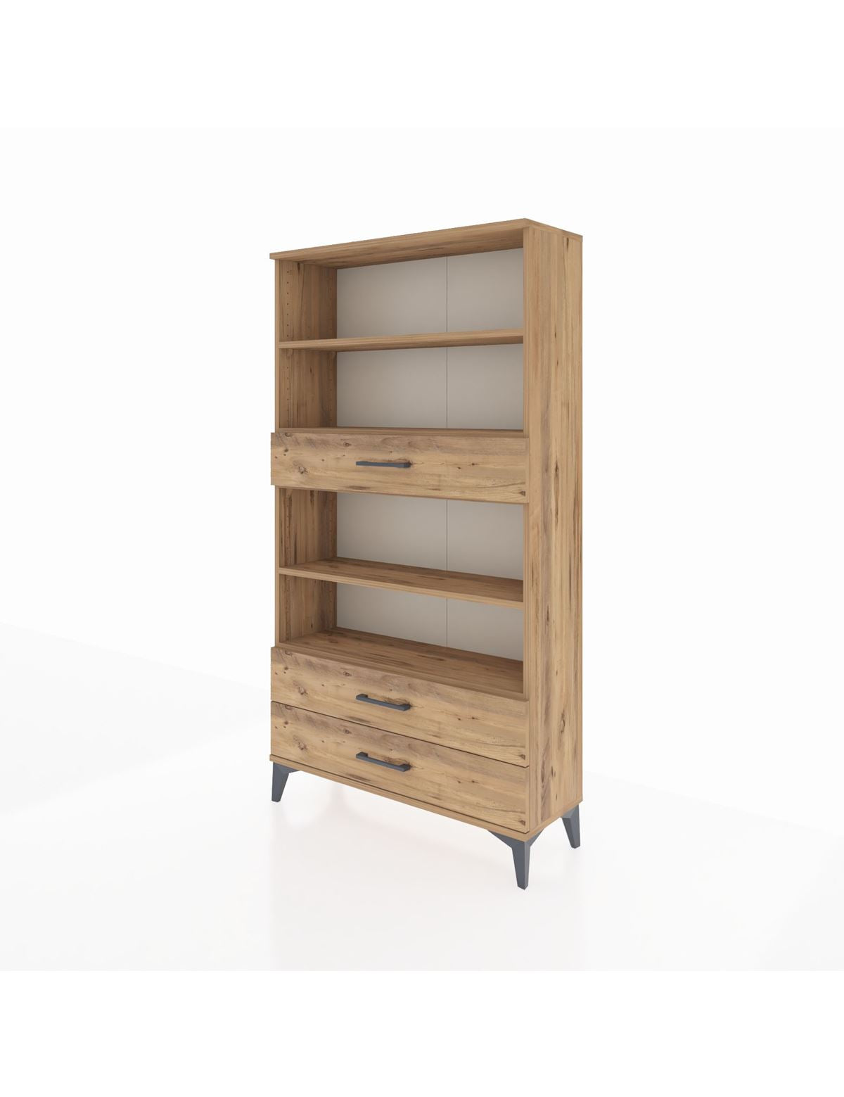 Arges Dolap 4 Raflı 3 Çekmeceli 88x30x163 - S21M094V9A