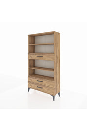 Arges Dolap 4 Raflı 3 Çekmeceli 88x30x163 - S21M094V9A