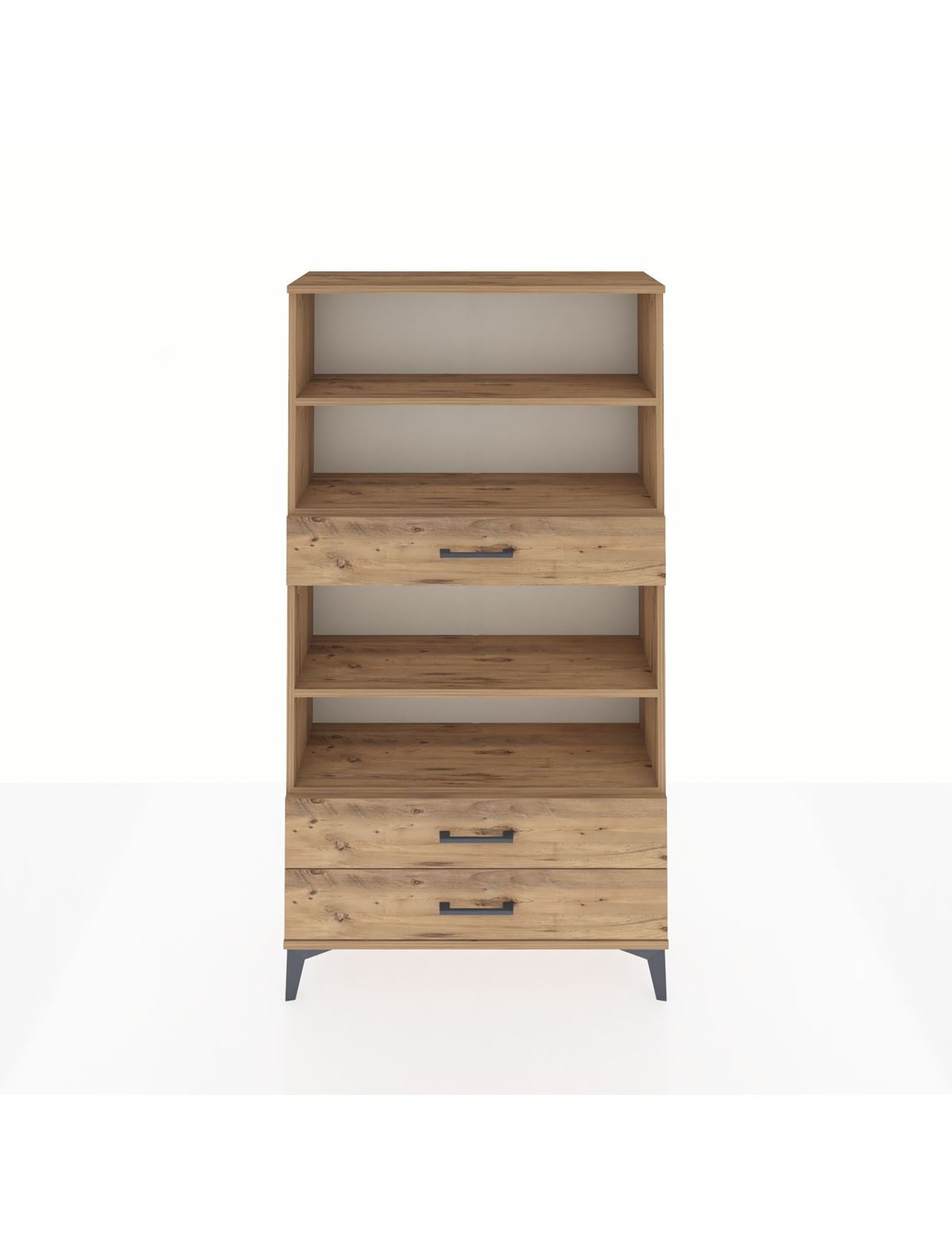Arges Dolap 4 Raflı 3 Çekmeceli 88x30x163 - S21M094V9A