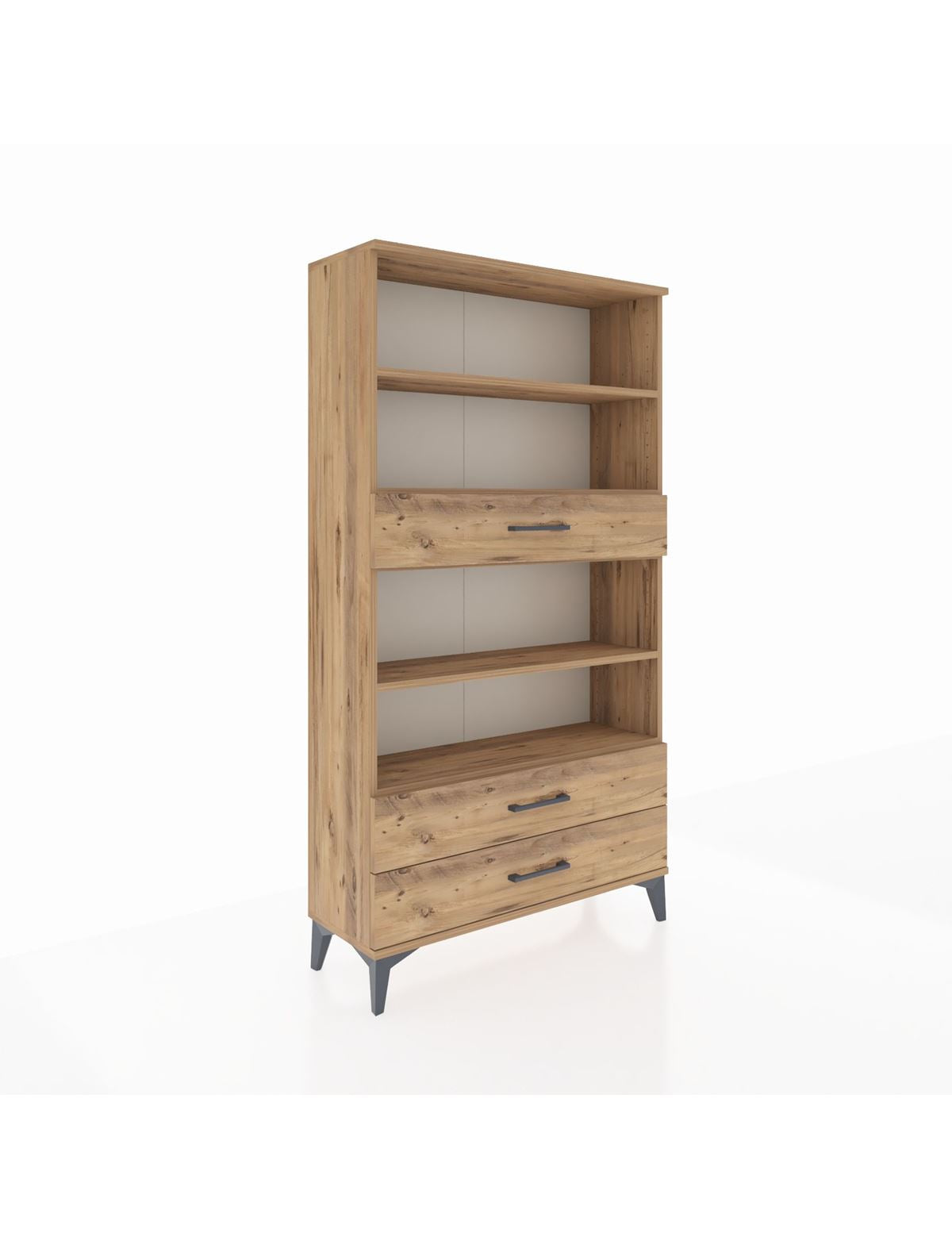 Arges Dolap 4 Raflı 3 Çekmeceli 88x30x163 - S21M094V9A