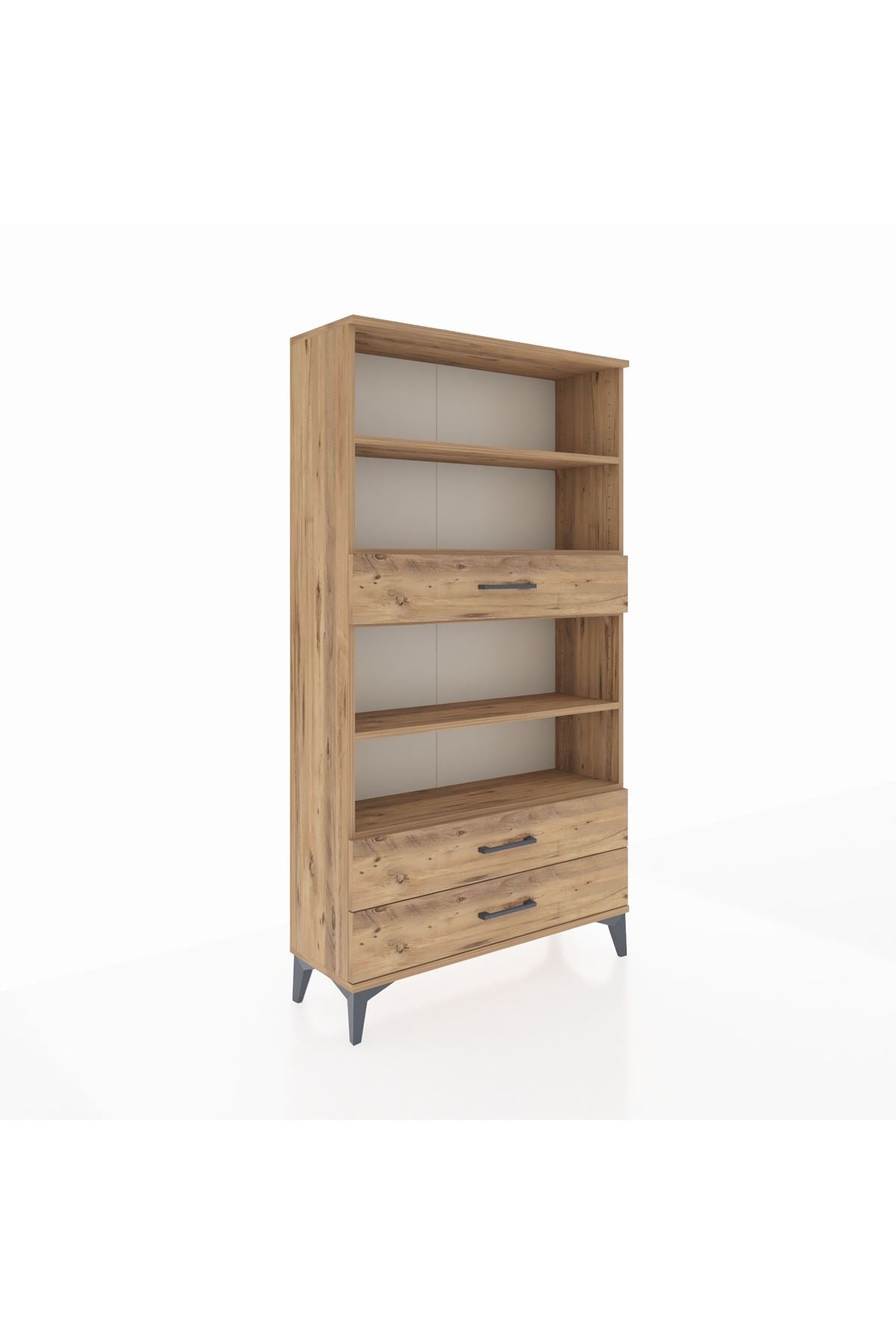 Arges Dolap 4 Raflı 3 Çekmeceli 88x30x163 - S21M094V9A