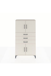 Arges Dolap 3 Raflı 3 Çekmeceli 4 Kapaklı 88x30x163 - S21M095V1A
