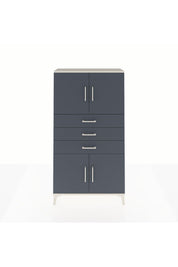 Arges Dolap 3 Raflı 3 Çekmeceli 4 Kapaklı 88x30x163 - S21M095V2A