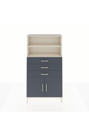 Arges Dolap 3 Raflı 3 Çekmeceli 2 Kapaklı 88x30x163 - S21M096V2A