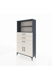 Arges Dolap 3 Raflı 3 Çekmeceli 2 Kapaklı 88x30x163 - S21M096V4A