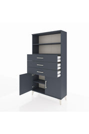 Arges Dolap 3 Raflı 3 Çekmeceli 2 Kapaklı 88x30x163 - S21M096V5A