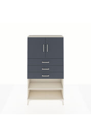 Arges Dolap 3 Raflı 3 Çekmeceli 2 Kapaklı 88x30x163 - S21M097V2A