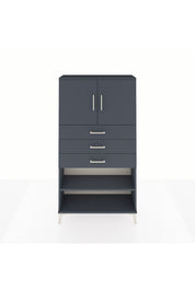 Arges Dolap 3 Raflı 3 Çekmeceli 2 Kapaklı 88x30x163 - S21M097V5A