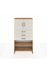 Arges Dolap 3 Raflı 3 Çekmeceli 2 Kapaklı 88x30x163 - S21M097V7A