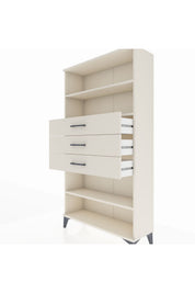 Arges Dolap 3 Raflı 3 Çekmeceli 88x30x163 - S21M098V1A