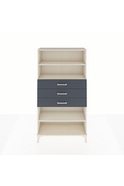 Arges Dolap 3 Raflı 3 Çekmeceli 88x30x163 - S21M098V2A