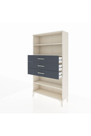 Arges Dolap 3 Raflı 3 Çekmeceli 88x30x163 - S21M098V2A