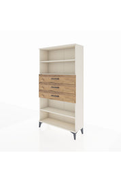 Arges Dolap 3 Raflı 3 Çekmeceli 88x30x163 - S21M098V3A