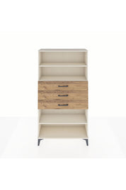 Arges Dolap 3 Raflı 3 Çekmeceli 88x30x163 - S21M098V3A