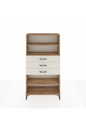 Arges Dolap 3 Raflı 3 Çekmeceli 88x30x163 - S21M098V7A