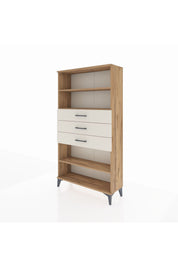 Arges Dolap 3 Raflı 3 Çekmeceli 88x30x163 - S21M098V7A