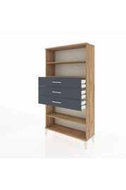Arges Dolap 3 Raflı 3 Çekmeceli 88x30x163 - S21M098V8A