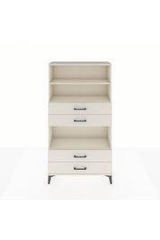 Arges Dolap 3 Raflı 4 Çekmeceli 88x30x163 - S21M100V1A