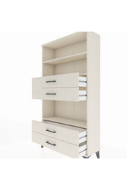 Arges Dolap 3 Raflı 4 Çekmeceli 88x30x163 - S21M100V1A