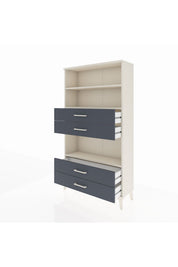 Arges Dolap 3 Raflı 4 Çekmeceli 88x30x163 - S21M100V2A