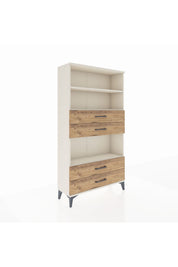 Arges Dolap 3 Raflı 4 Çekmeceli 88x30x163 - S21M100V3A