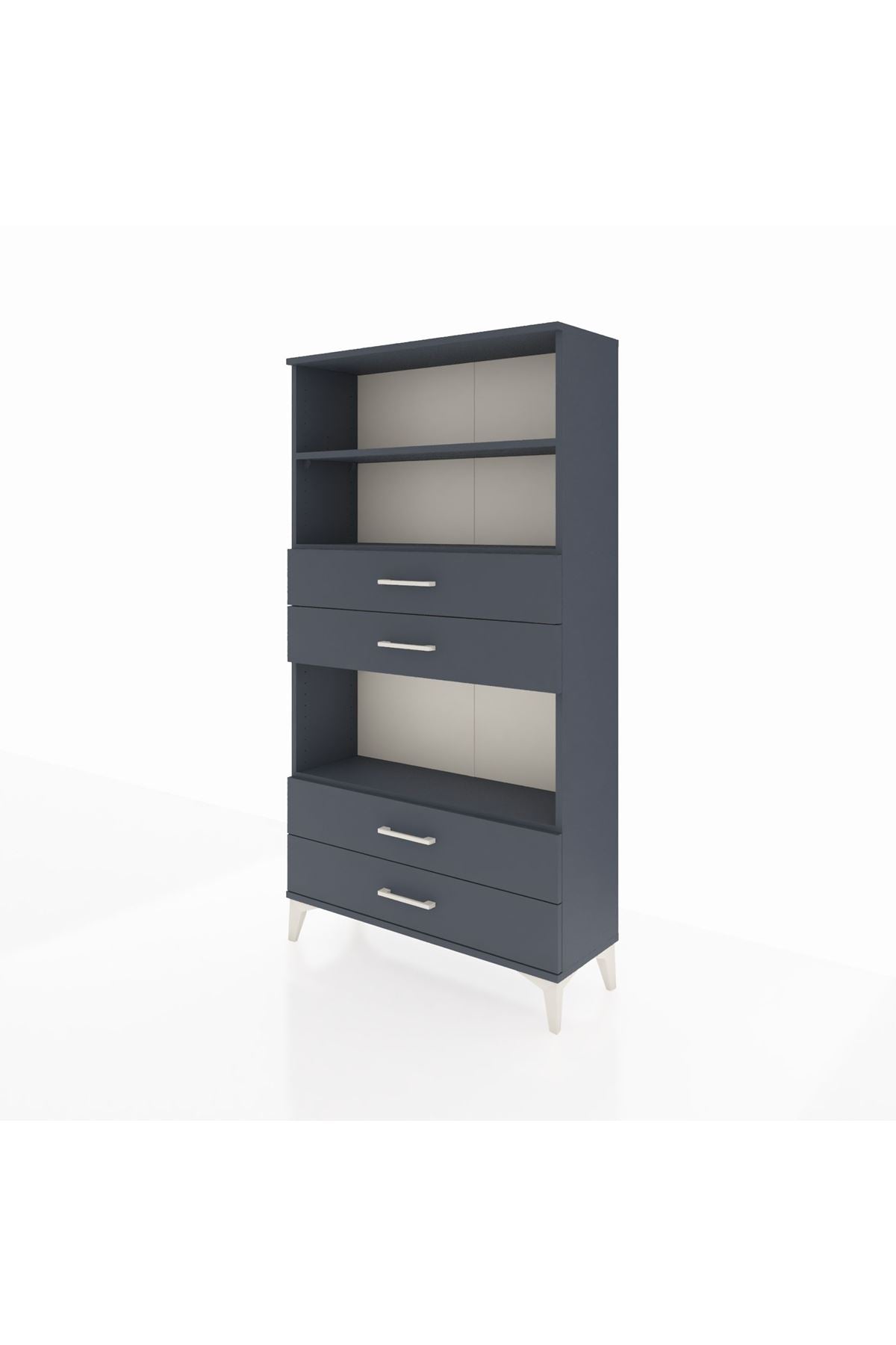 Arges Dolap 3 Raflı 4 Çekmeceli 88x30x163 - S21M100V5A